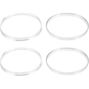 X AUTOHAUX 4pcs OD 108mm to ID 77.8mm Aluminium Alloy Car Hub Centric Rings Wheel Bore Center Spacer