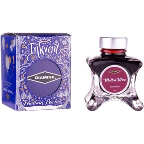Diamine - Fountain Pen Ink, Mulled Wine, 50ml, Inkvent, Blue Edition