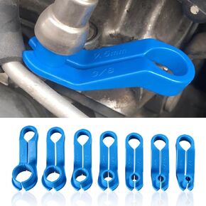 Car Fuel Line Disconnect Removal Tools, Auto Transmission Oil Cooler Line Remover Quick Disconnect Kit Includes 1/4 5/16 3/8 1/2 5/8 3/4 7/8 Inch for Most Cars, SUVs