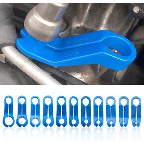 Car Fuel Line Disconnect Removal Tools, Auto Transmission Oil Cooler Line Remover Quick Disconnect Kit Includes 1/4 5/16 3/8 1/2 5/8 3/4 7/8 Inch for Most Cars, SUVs