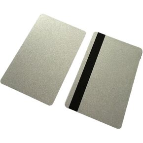 ISO Hi CO 2750/3000/ 4000 Oe Hi co Magnetic Stripe Magstripe Flash Sliver PVC Card (10pcs)