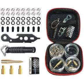Dart Tool Kit, 145PCS, with Steel Rubber O Ring, Stone Sharpener Dart Repair Accessories Set Flight Protector and Weight Add A Grams,Small Packaging Easy Carrying