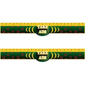 Dart Throw Line 2 Pieces Toe Line Floor Marker Dart Accessories for Dart Players Lovers Party Game, 23.4 x 3.7 Inches