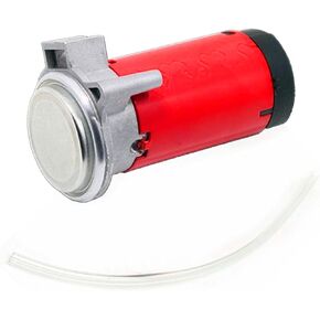 Air Compressor 12V Air Pump Air Compressor Kit With hose for Horn Super Loud Trumpet Air Horn Replacement air pump Car Horn Kit Chromed for Any Vehicle Trucks Lorrys Vans Trains Boats
