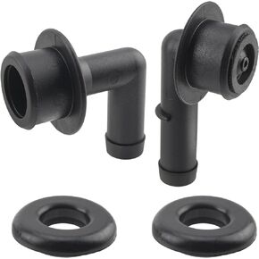 53013360AA PCV CCV Vent Valve Elbow & Grommet Set 53030497 PCV Valve Elbow Kit Fits for Jeep Grand Cherokee 4.0L 2000-2004