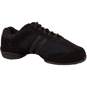 Women's Dance Studio Exercise Sneakers Suede Leather Split-Sole Dyna-mesh (US 7.5 / Skazz 08 M)