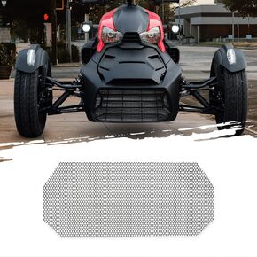 AggAuto Motorcycle Front Grill Mesh for Can-Am Ryker, Aluminum Alloy Honeycomb Hole Automotive Grilles Mesh Set, Autocycle Radiator Grille Vent