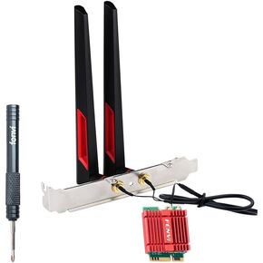 بطاقة شبكة WiFi M.2 السابعة BE200NGW لمجموعة سطح المكتب M.2 WiFi 7 BT5.4 محول لاسلكي ثلاثي الموجات 802.11BE 877 ميجابت في الثانية بطاقة WiFi 7 لا تدعم اللوحات الأم AMD in Kuwait