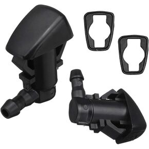 Set of 2 Windshield Washer Nozzle Kit fit for 2005-2016 Jeep Grand Cherokee fit for 2005-2013 Chevy Malibu fit for 2007-2010 Saturn Aura 55372143AB 15247800 55156427AB 55079049AA