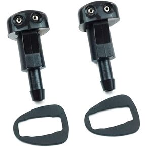 2 Pieces Front Windscreen Water Washer Nozzle 2 Holes Spray Jets for H.y.u.n.d.ai A.c.c.e.n.t K.i.a 709274346592