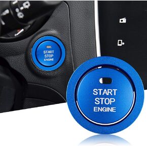 TOMALL Aluminum Engine Start Stop Push Button Cover Trim Compatible with Subaru Forester Legacy Impreza Outback Ascent BRZ XV Car Engine Ignition Start Button Cap Surrounding Trim Ring (Red)