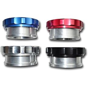 لحام من سبائك الألومنيوم على عنق الحشو وغطاء مقاس 2.5 بوصة مع معرف على شكل حلقة دائرية لخزان خزان الوقود باللون الأسود 25_CAP_BK in Kuwait