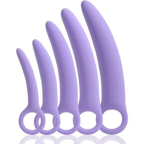 Silicone Pelvic Floor Muscle Exerciser Trainer Set - Pink
