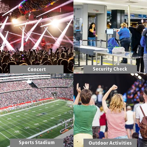 حقيبة شفافة من PACKISM لأحداث الاستاد - محفظة شفافة مقاس 12x6x12 لأحداث الألعاب والحفلات الموسيقية والمهرجانات والشاطئ in Kuwait