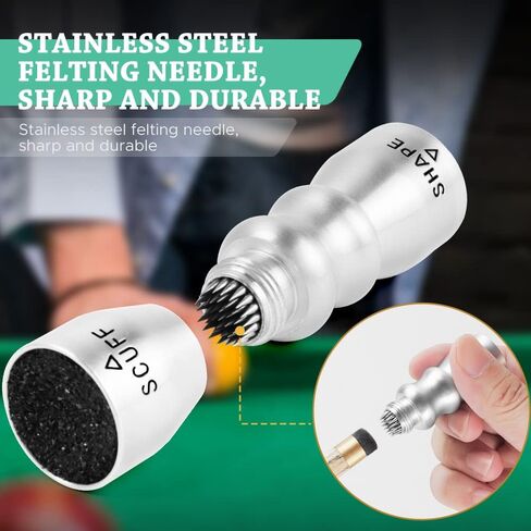 Snooker Billiard Pool Cue Tip Tool, Cue Tip Scuffer, Bowtie Tip Tool, Billiards Accessories Tools, Cue Tip Shaper Tool, Bowtie-shaped Pool Cue Tool in Saudi Arabia