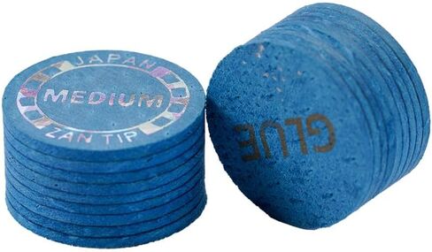 ZANTIP Pool Cue Tips for Pool Stick 9 Layers Billiard Cue Tips 14mm Pool Stick Tips 1 Piece S/M/H in Saudi Arabia