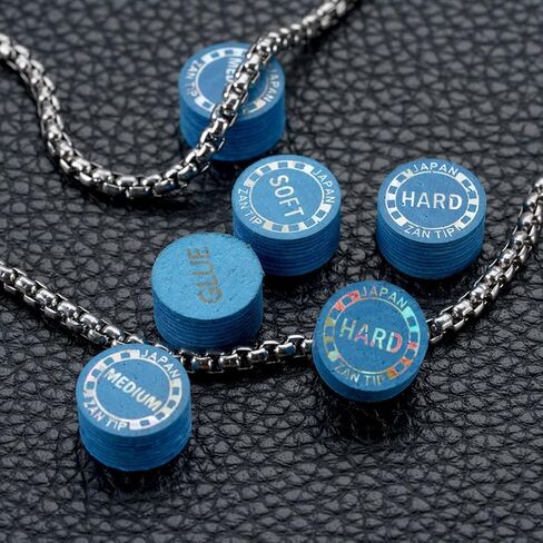 الأصلي زان تلميح/سوبر زان تلميح S/M/H 14 مللي متر 9 طبقات الجلود تجمع جديلة تلميح المهنية مرونة جيدة البلياردو اكسسوارات in Kuwait