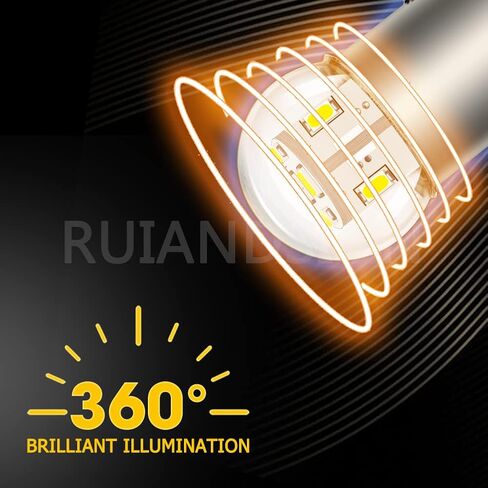 Ruiandsion 2 قطعة 1156 LED لمبة 6 فولت BA15S P21W 7506 أبيض دافئ 3014 12SMD LED شرائح LED احتياطية عكس بدوره إشارة أضواء خلفية in Saudi Arabia