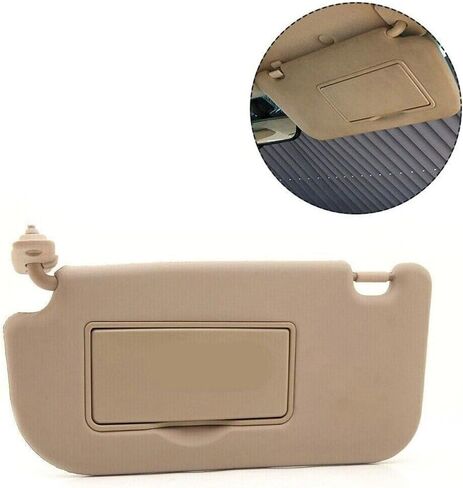 Beige Driver Side Sun Visor Fit for Kia Sportage 2004 2005 2006 2007 2008 2009 2010 Replace 85202-03000 Front Left | Sun Protection Shade | Makeup Mirror in Saudi Arabia