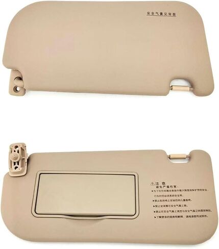Beige Driver Side Sun Visor Fit for Kia Sportage 2004 2005 2006 2007 2008 2009 2010 Replace 85202-03000 Front Left | Sun Protection Shade | Makeup Mirror in Saudi Arabia