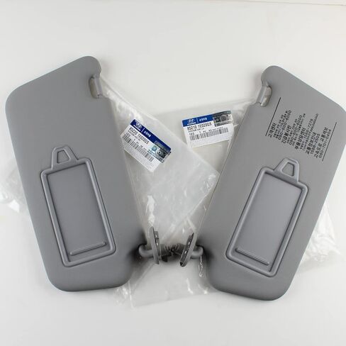 Genuine OEM 85210-1E020-QS & 85220-1E020-QS Sunvisor LH RH 2 pcs Set / 852101E020QS 852201E020QS for Hyundai Accent 2006-2010 in Saudi Arabia