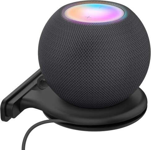 AHASTYLE HomePod mini Wall Mount Holder ABS Stand Accessories, Black in Kuwait