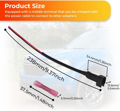 Motoparty12V Power Connector Flex Bed Plugs for Ford Maverick Flex Bed in Saudi Arabia