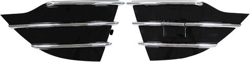XtremeAmazing 2Pcs Gloss Black Front Driver and Passenger Side Bumper Lower Grille Insert Cover for Escape 2013-2016 in Saudi Arabia