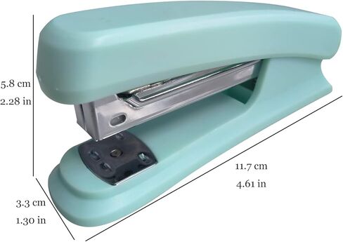 دباسة سطح المكتب باللون الأخضر، بسعة 20 ورقة، تناسب دبابيس 24/6 و26/6، غير قابلة للانزلاق، جهد أقل، دباسة مكتبية معدنية متينة محمولة للوازم المكتب المنزلي، والفصول الدراسية، ودباسة المكتب in Kuwait