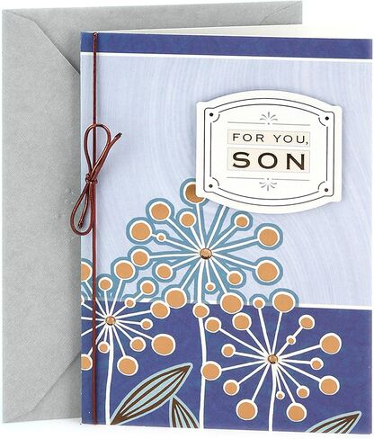 Hallmark Birthday Card for Son (Flowers) in Kuwait