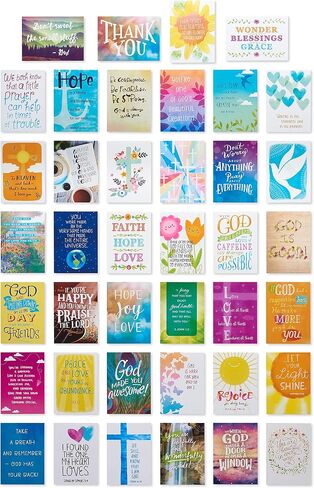 بطاقات American Greetings الفاخرة لجميع المناسبات مع مغلفات - عيد ميلاد، شكر، تهاني والمزيد (40 قطعة) in Saudi Arabia