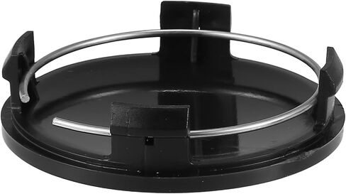 X AUTOHAUX 4pcs Universal 74mm Dia 4 Clips Wheel Tyre Center Hub Caps Cover Black for Auto Vehicle in Saudi Arabia