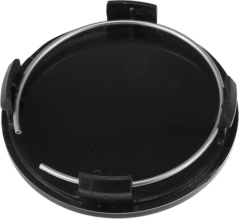 X AUTOHAUX 4pcs Universal 74mm Dia 4 Clips Wheel Tyre Center Hub Caps Cover Black for Auto Vehicle in Saudi Arabia