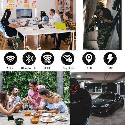 حقيبة فاراداي لأجهزة الكمبيوتر المحمولة والأجهزة اللوحية ومفاتيح السيارة، حقيبة RFID مانع إشارة مفتاح السيارة، مقاومة للحريق ومقاومة للماء (3 عبوات) in Kuwait