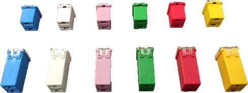 36 قطعة من مجموعة السيارات المنخفضة والطويلة/STD Profile JCASE مجموعة متنوعة من الصمامات على شكل صندوق للشاحنات الصغيرة الأجنبية والمحلية والسيارات وسيارات الدفع الرباعي in Kuwait