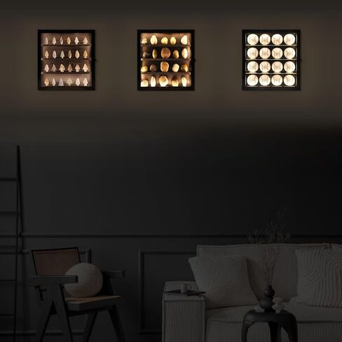 علبة عرض رأس السهم مع ضوء LED، خزانة عرض مثبتة على الحائط لصندوق رأس السهم الأمريكي الأصلي، إطار حامل رأس السهم لحقيبة عرض تذكارات رؤوس الأسهم الحجرية الكريستالية in Kuwait