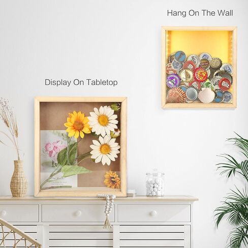 LED Shadow Box Frame Wine Cork Holder Display Case with Lights Memory Box for Keepsakes Memorabilia Awards Bouquet Photos in Saudi Arabia