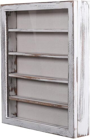 صندوق ظلال مقاس 14 × 17 مع أرفف، وصناديق ظل كبيرة جدًا تعرض حافظات مع رف متحرك لتذكار العملة المعدنية على الشاطئ وصور الزهور وحفلات الزفاف والطفل العسكري (أبيض متعثر) in Kuwait