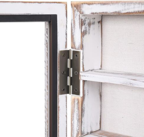 صندوق ظلال مقاس 14 × 17 مع أرفف، وصناديق ظل كبيرة جدًا تعرض حافظات مع رف متحرك لتذكار العملة المعدنية على الشاطئ وصور الزهور وحفلات الزفاف والطفل العسكري (أبيض متعثر) in Kuwait