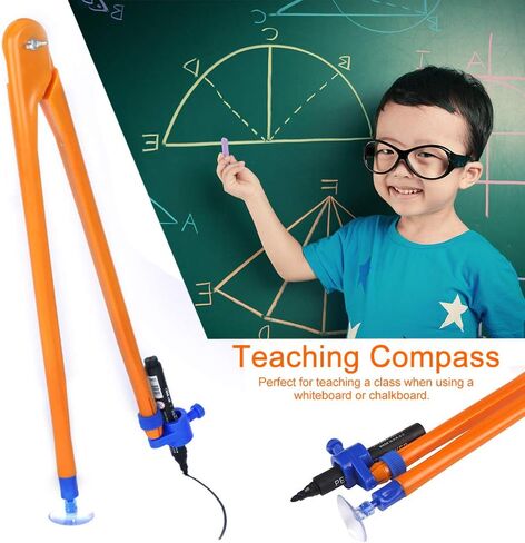 Xiaokeis Teaching Compass, Large Compass for Drawing Circles, Professional Compass for Geometry, 18 inch Drawing Compass Math Geometry Tool, Geometry Compass Math Compass(Red) in Saudi Arabia