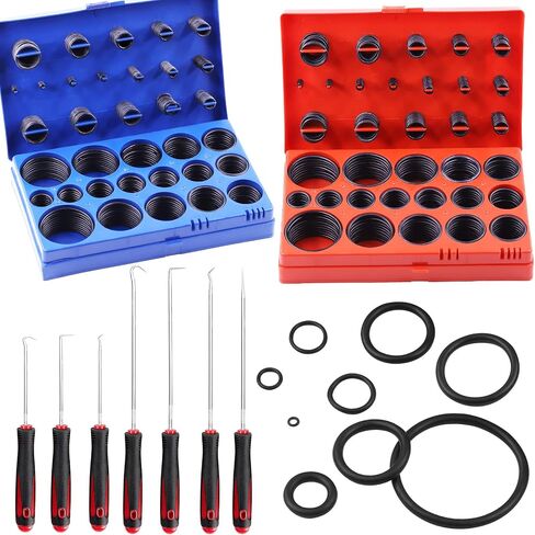 834 قطعة SAE ومتري O Ring مجموعة متنوعة مع O Ring Remover الدقة السنانير أدوات عالمية النتريل المطاط Oring Kit للسيارات حاقن الوقود صنبور السباكة إصلاح الختم in Saudi Arabia