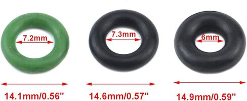 40 قطعة O Rings تشكيلة أطقم السيارات المطاط طوقا حلقات الختم in Kuwait