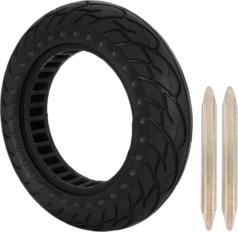 RUTU قطعتان 10X2.125 سكوتر كهربائي بإطار صلب 10 بوصات بديلة لعجلة سكوتر Xiaomi M365/M365 Pro/1S/Pro 2 Gotrax G4 GXL V2 Ninebot D40x F25 F30 F35 F40 F45 F60 سكوتر كهربائي in Kuwait