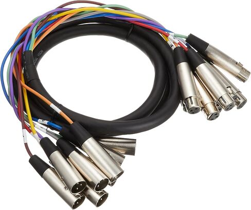 Hosa XLR-802 Balanced Snake, XLR3F to XLR3M, 2 m in Saudi Arabia
