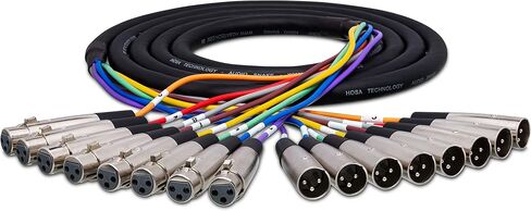 Hosa XLR-802 Balanced Snake, XLR3F to XLR3M, 2 m in Saudi Arabia