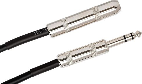 Hosa DOC-106 1/4" TRS إلى 1/4" TSF كابل محول مباشر للخارج، 6 بوصة in Saudi Arabia