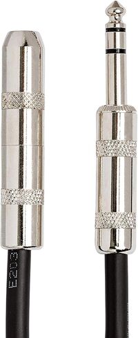 Hosa DOC-106 1/4" TRS إلى 1/4" TSF كابل محول مباشر للخارج، 6 بوصة in Saudi Arabia