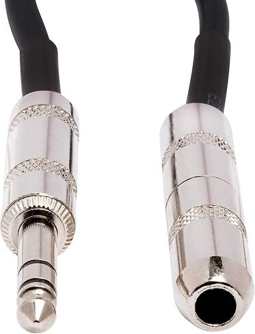 Hosa DOC-106 1/4" TRS إلى 1/4" TSF كابل محول مباشر للخارج، 6 بوصة in Saudi Arabia