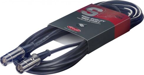 Stagg 33ft. MIDI Cable - Male DIN Plug /Male DIN Plug - Metal in Saudi Arabia