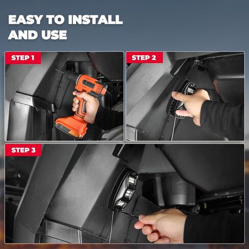 KEMIMOTO 6 Pods Rock Lights for Truck UTV Kits مع APP/RF التحكم في وضع الموسيقى متعدد الألوان، إضاءة نيون مقاومة للماء لهيكل السيارة SUV UTV ATV in Kuwait